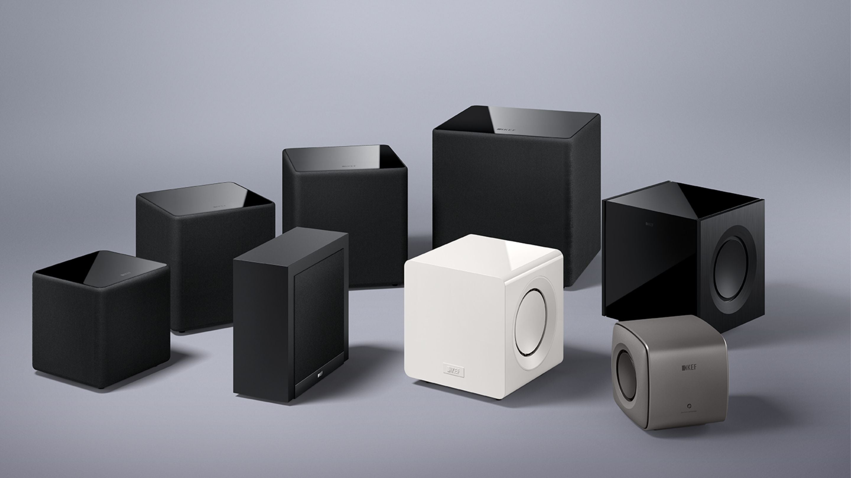 All of KEF Subwoofer products grouped together